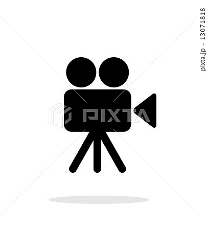 Camera icon on white background. 13071818