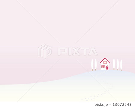 高原　雪風景 13072543