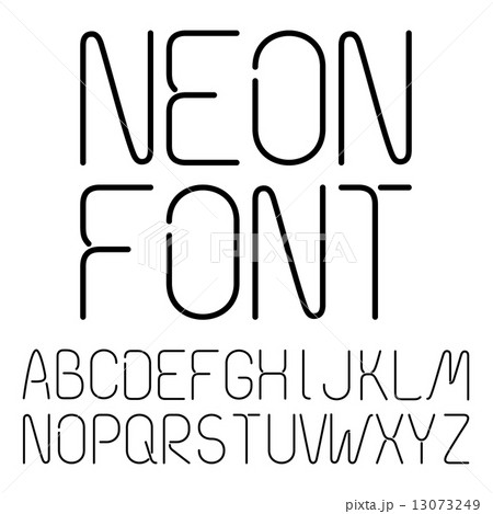 Black Neon Letters, Alphabet Black Neon Letters, Alphabet 13073249