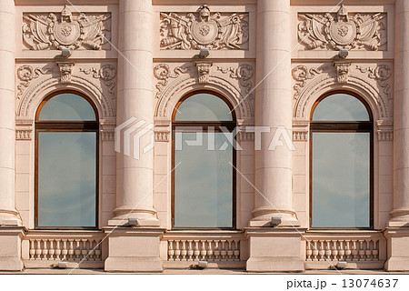 Windows with columns. 13074637