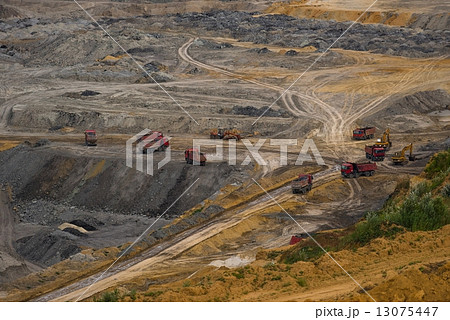 Industrial mining machine in mine 13075447