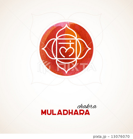 Color chakra watercolor design 13076070