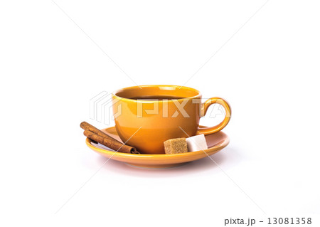 Cup of tea with cinnamon and sugar Cup of tea with cinnamon and sugar 13081358