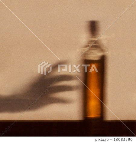 Alcohol addiction concept 13083590