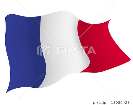 フランス 国旗 国のイラスト素材
