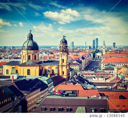 Aerial view of Munich Aerial view of Munich 13086540