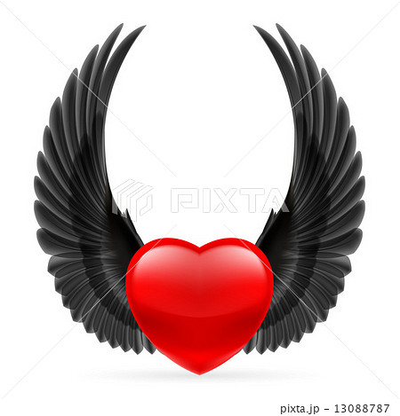 Heart with wings up Heart with wings up 13088787
