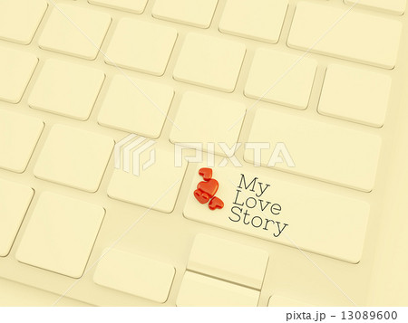 my love story concept, 3d render 13089600