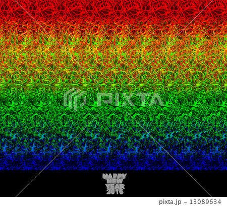 Happy new year 2015 - 3D stereogram 13089634