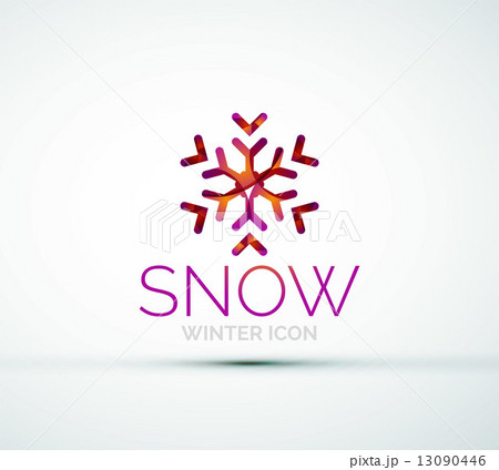 Christmas snowflake company logo design 13090446