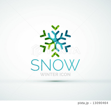 Christmas snowflake company logo design 13090464