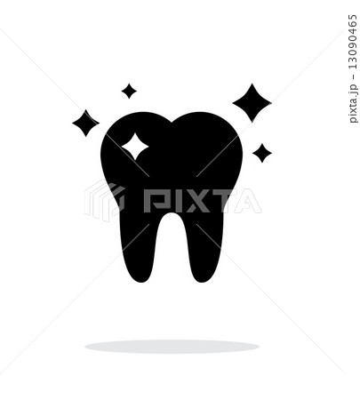 Shiny tooth icon. 13090465