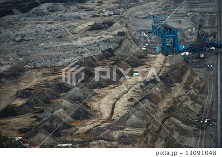 Industrial mining machine in mine 13091048