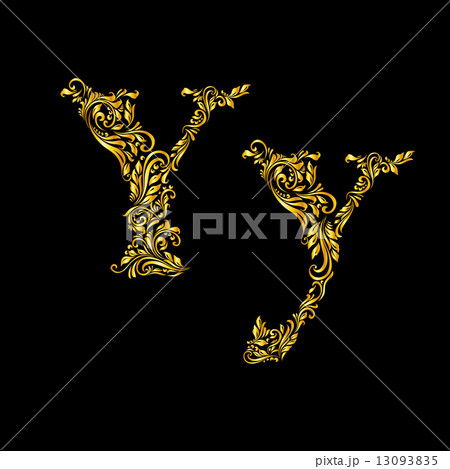 Decorated letter 'y' 13093835