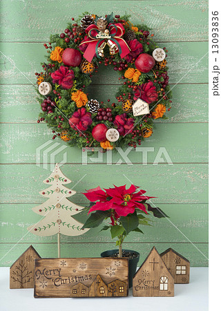 クリスマスリース クリスマスリース 13093836