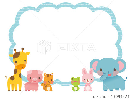 かわいい動物　コピースペース 13094421