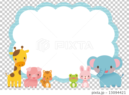 かわいい動物　コピースペース 13094421