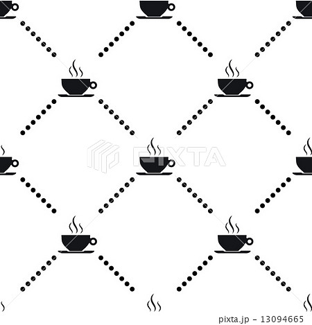 Coffee Cup Vector Seamless Pattern Coffee Cup Vector Seamless Pattern 13094665