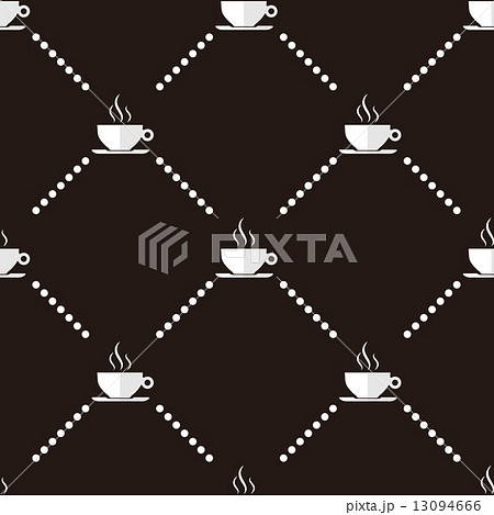 Coffee Cup Vector Seamless Pattern 13094666