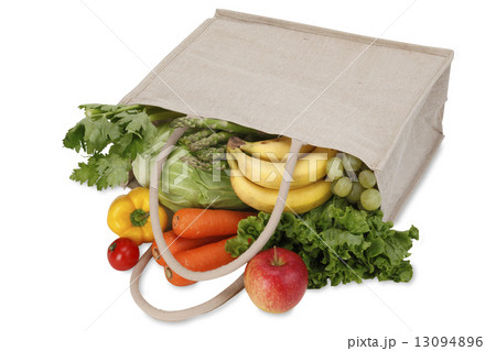 エコバッグ　切り抜き画像 13094896