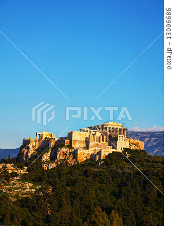 Overview of Acropolis in Athens, Greece 13096686