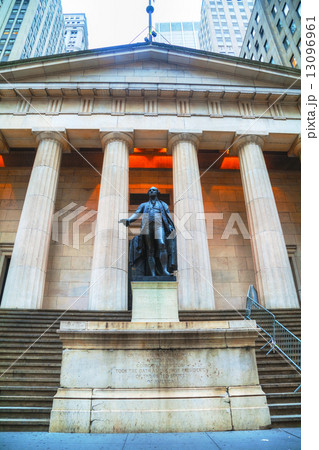 Federal Hall National Memorial at Wall Street in New York Federal Hall National Memorial at Wall Street in New York 13096961