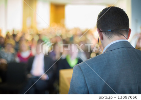 Speaker at Business Conference and Presentation. Speaker at Business Conference and Presentation. 13097060