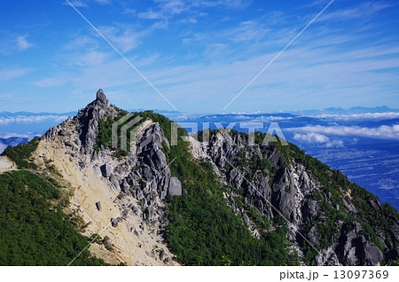 日本の岩山の写真素材