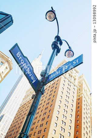 Broadway sign and Empire State building 13098992