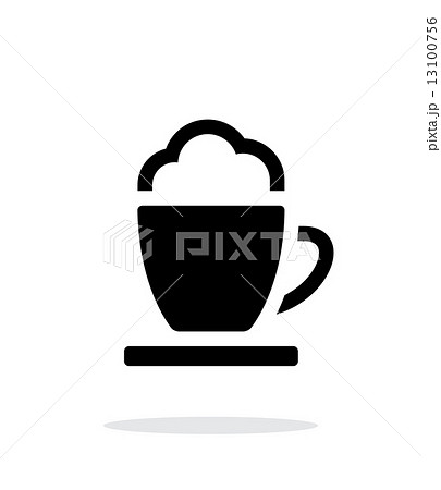 Espresso cup simple icon on white background. 13100756