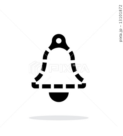 Absence ringing bell simple icon on white background. 13101872