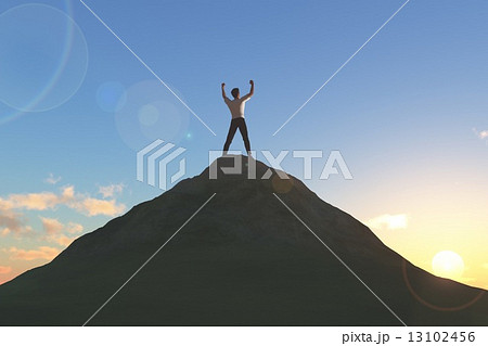 到達朝日に向かって 13102456