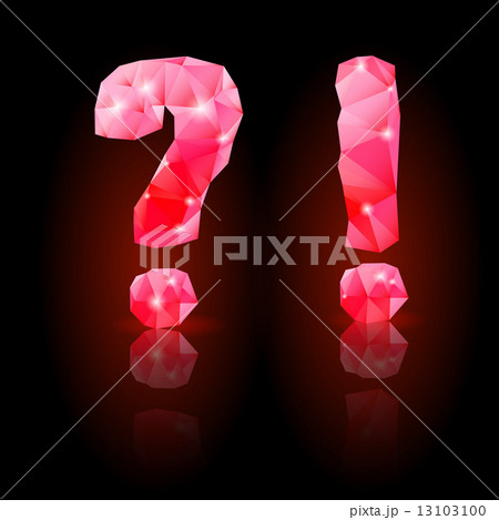 Ruby polygonal font 13103100