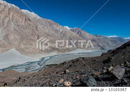 Nubra valley in Himalayas, Hunder, Ladakh, India 13103367