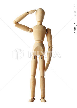 mannequin old wooden dummy similar respect of police and military isolated on white mannequin old wooden dummy similar respect of police and military isolated on white 13103968
