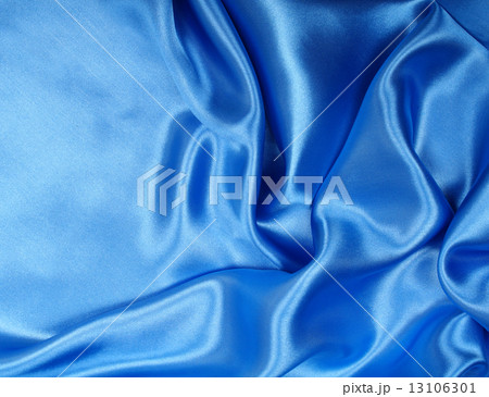 Smooth elegant blue silk can use as background Smooth elegant blue silk can use as background 13106301