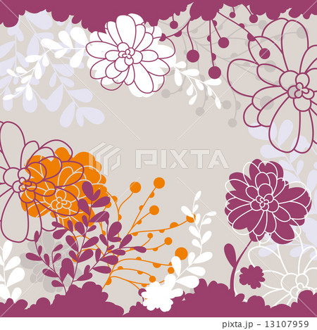 lovely floral card 13107959