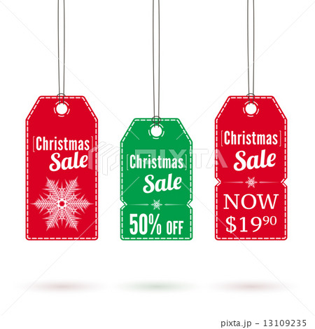 Christmas sale label 13109235