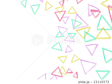 三角 色鉛筆 色鉛筆画のイラスト素材 13110573 Pixta