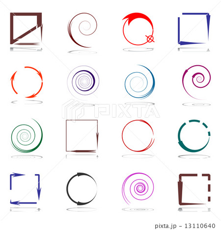 Design elements set with arrows. Design elements set with arrows. 13110640