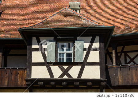 Architectural details of an old house in Bamberg, Germany. Architectural details of an old house in Bamberg, Germany. 13110736
