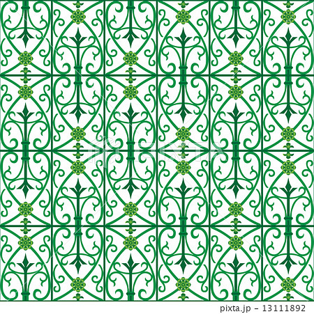 vector image of metal scoop grating fence vector image of metal scoop grating fence 13111892