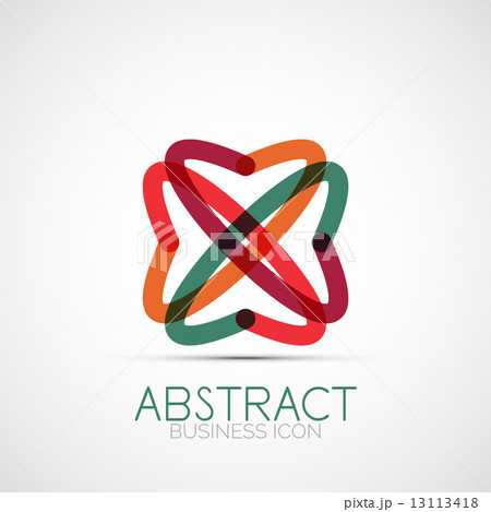 Line design loop logo Line design loop logo 13113418