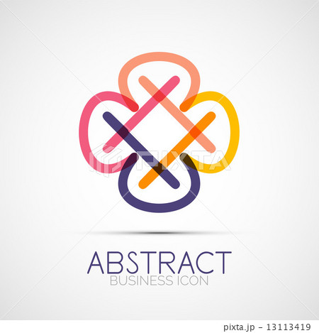 Line design loop logo 13113419