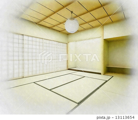 和室水彩画02 13113654