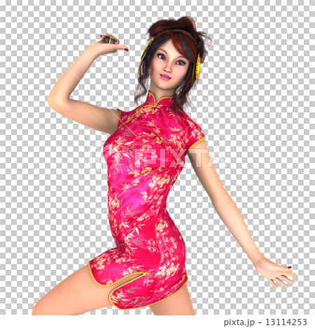 若い女性 13114253