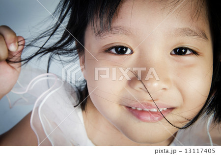 Portrait Of happy asian cute Girl Portrait Of happy asian cute Girl 13117405