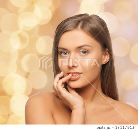 beautiful young woman face beautiful young woman face 13117913