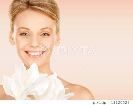 beautiful young woman with bare shoulders beautiful young woman with bare shoulders 13120522