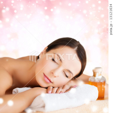 beautiful young woman in spa 13121634